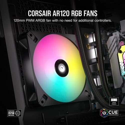 Corsair iCUE AR120 Digital RGB 120mm PWM Cabinet Fan (Triple Pack)